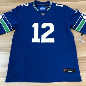 😊12th Fan Vapor Jersey Royal Stitched😎